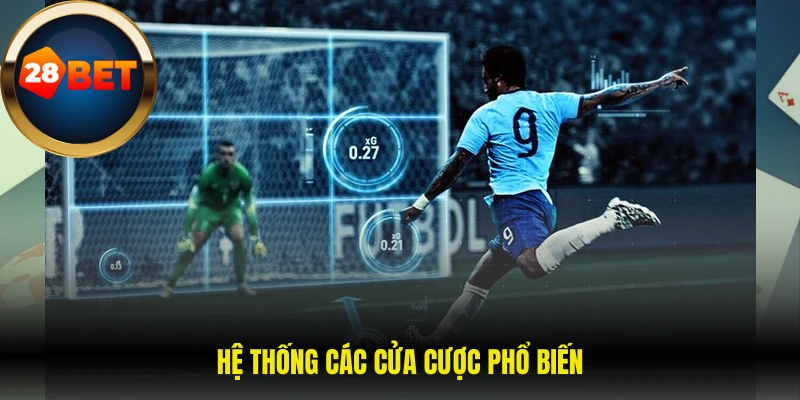Hệ thống các cửa cược phổ biến 