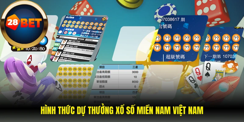 Hình thức dự thưởng xổ số miền Nam Việt Nam