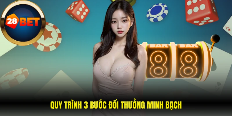 Quy trình 3 bước đổi thưởng minh bạch