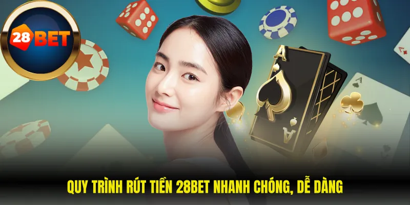Quy trình rút tiền 28BET nhanh chóng, dễ dàng